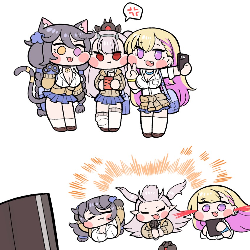 boryeon, poi, and draculina (last origin) drawn by bulga