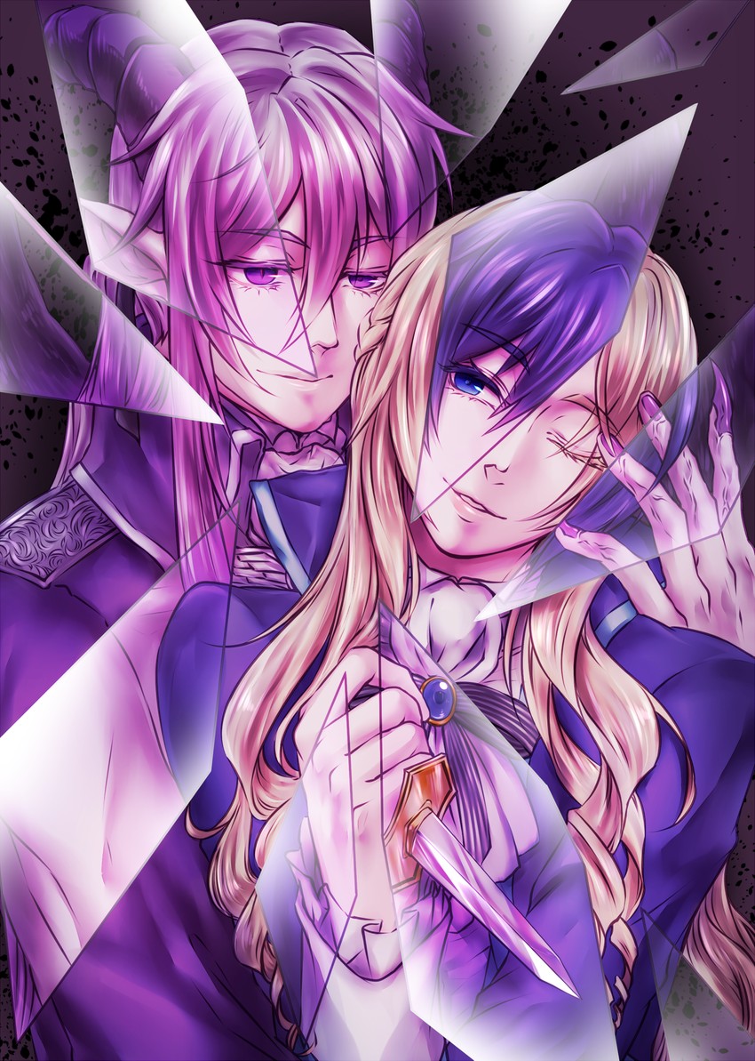 kaito, kamui gakupo, sateriasis venomania, elluka chirclatia, and karchess crim (vocaloid and 2 more) drawn by nagori_(uusdvedp)