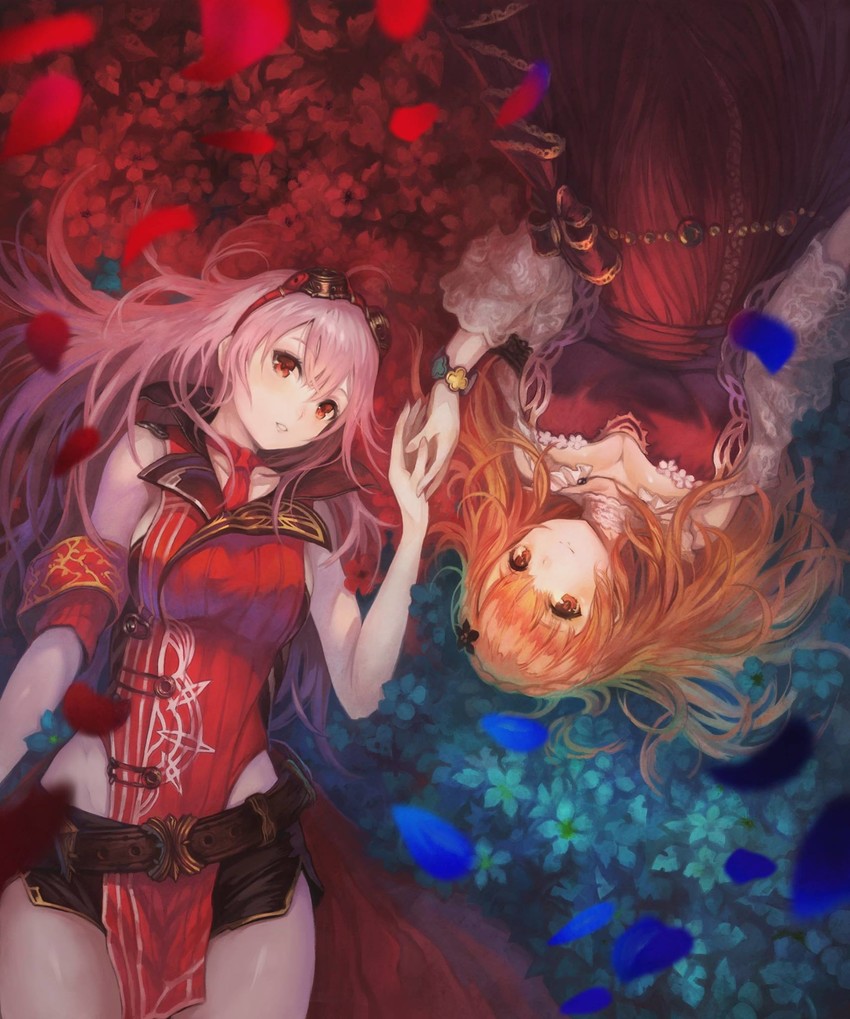arnas and lyuritis (yoru no nai kuni) drawn by yoshiku_(oden-usagi)