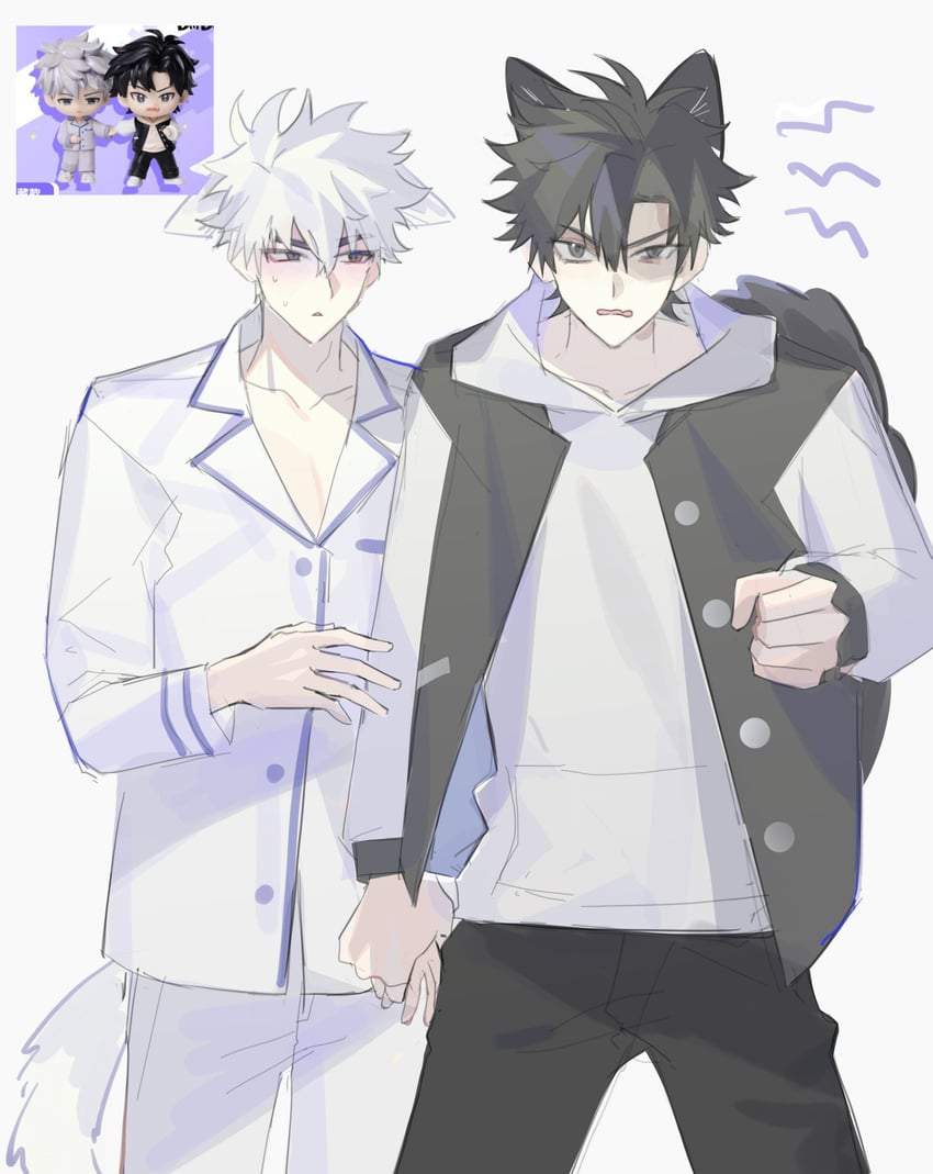 cheng xiaoshi and lu guang (shiguang dailiren) drawn by sidao_al