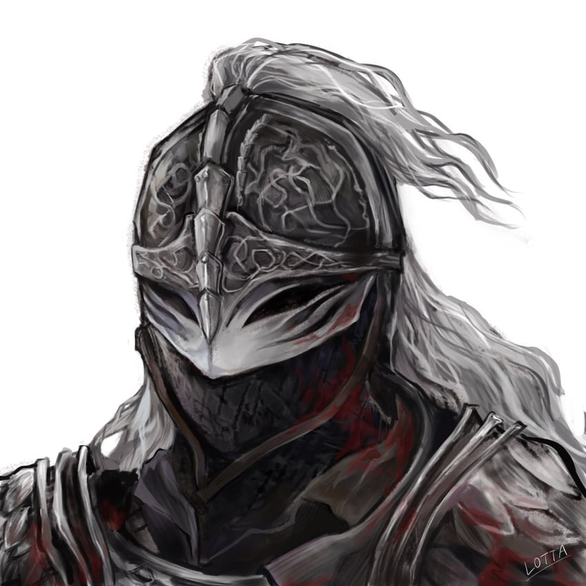 tarnished and bloody wolf (elden ring) drawn by luo_ta_(user_ywpn7542)