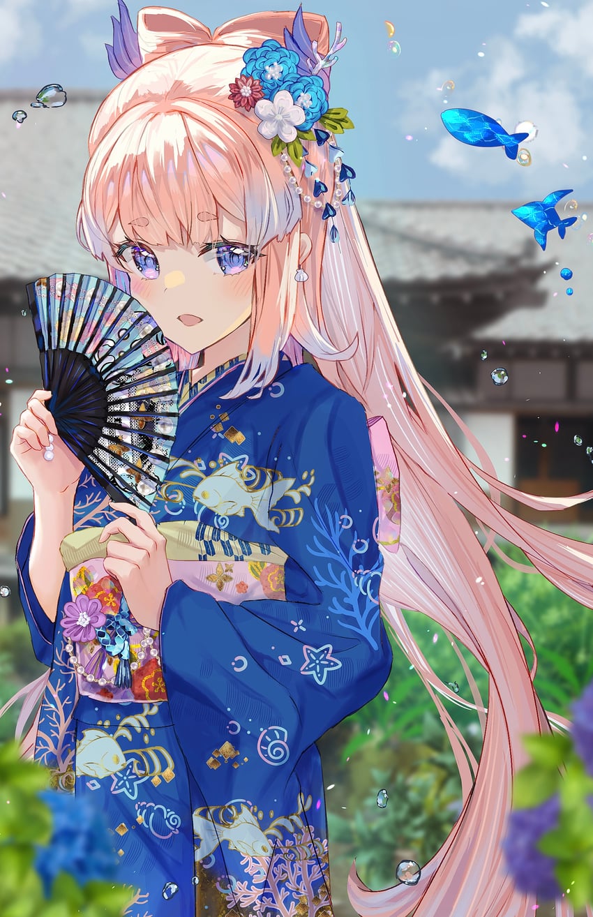 sangonomiya kokomi (genshin impact) drawn by isuzu_(an_icy_cat)