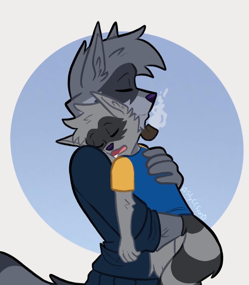 sly cooper and conner cooper (sly cooper) drawn by slyc_cfox
