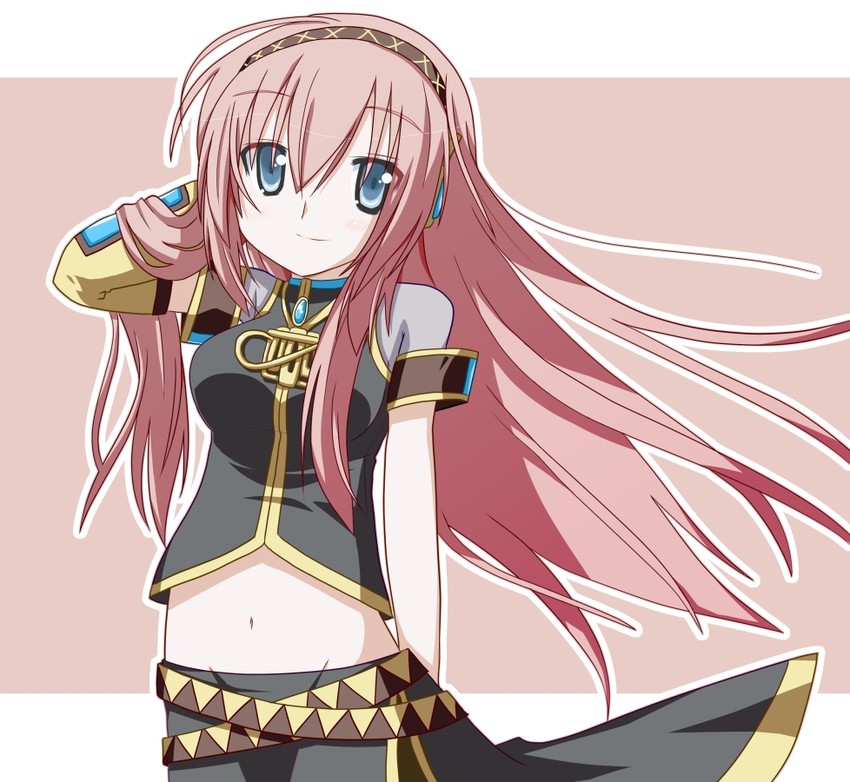 megurine luka (vocaloid) drawn by minami_(colorful_palette)