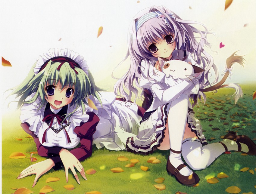 pan-nya, amaha miu, and angelina nanatsu sewell (mashiroiro symphony) drawn by izumi_tsubasu