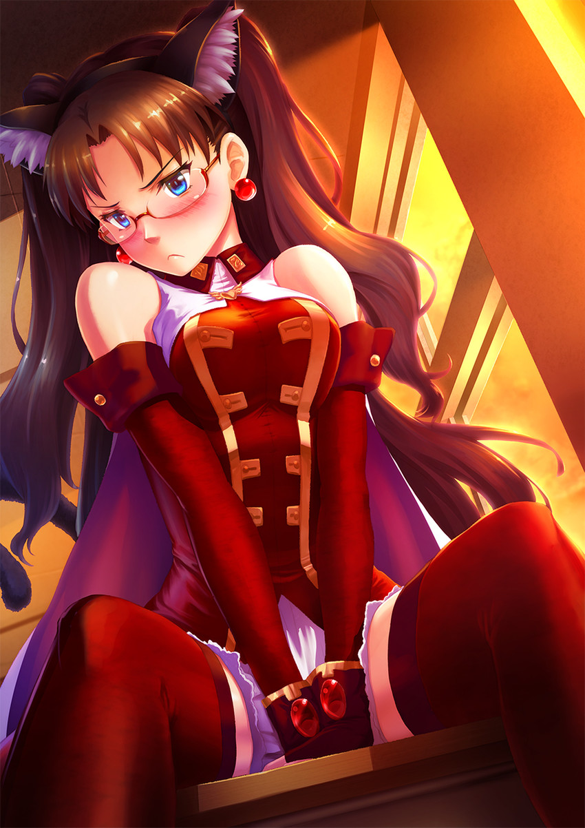 tohsaka rin and kaleido ruby (fate and 1 more) drawn by uzushiopawn
