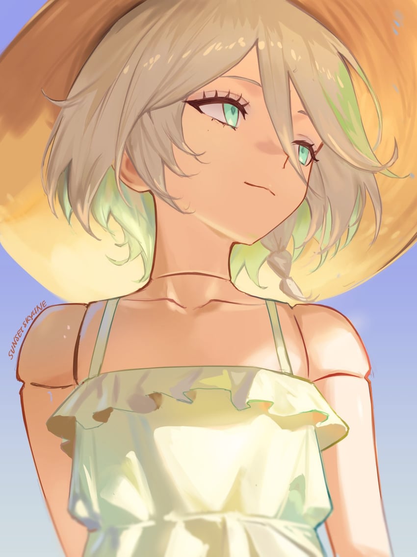 cecilia immergreen (hololive and 1 more) drawn by sunsetskyline