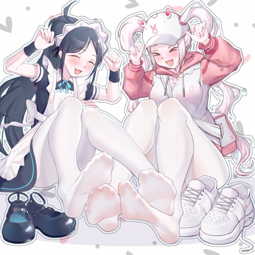aris and alice (blue archive and 1 more) drawn by dyamond