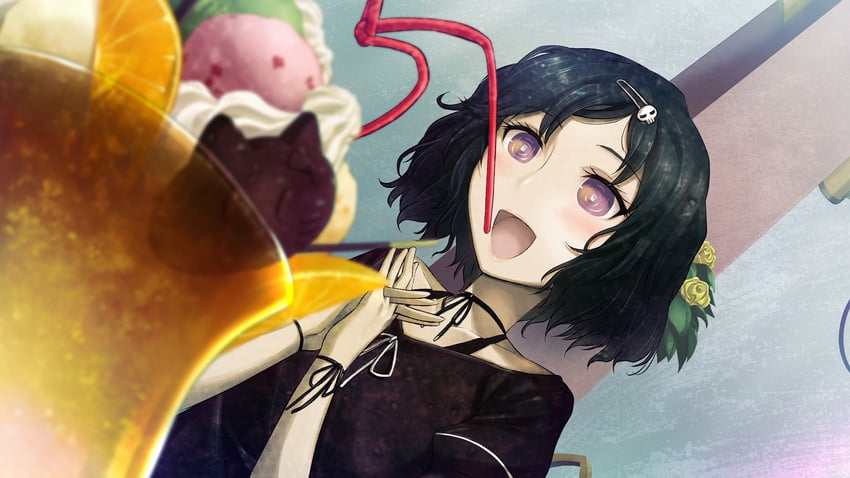urushibara ruka (steins;gate and 1 more) drawn by huke