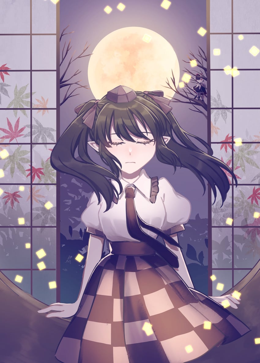 shameimaru aya, inubashiri momiji, and himekaidou hatate (touhou) drawn by toraneko_2
