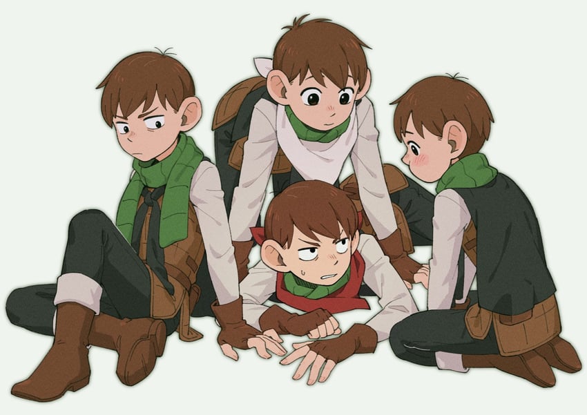 chilchuck tims, shapeshifter, and shapeshifter chilchuck (dungeon meshi) drawn by dm_kitsune