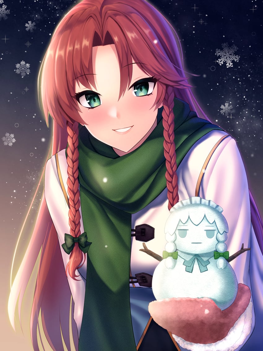 izayoi sakuya and hong meiling (touhou) drawn by mattyakinako_(odango_imomushi)