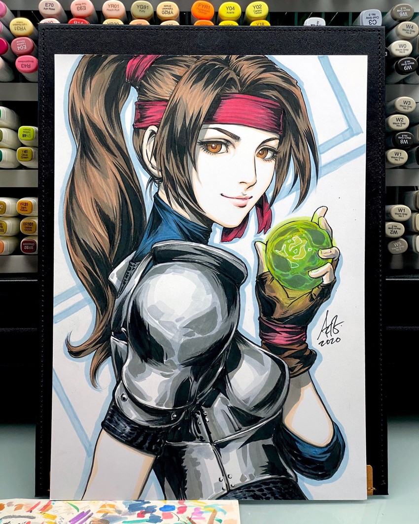 jessie rasberry (final fantasy and 2 more) drawn by stanley_lau