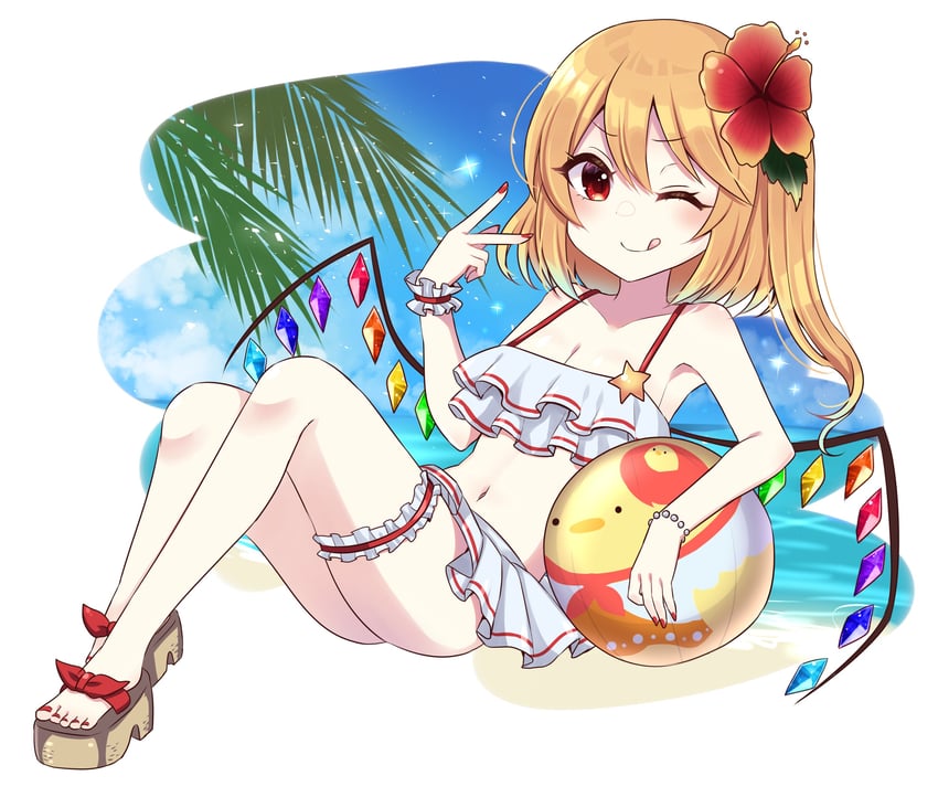 flandre scarlet and niwatari kutaka (touhou and 1 more) drawn by subaru_(subachoco)