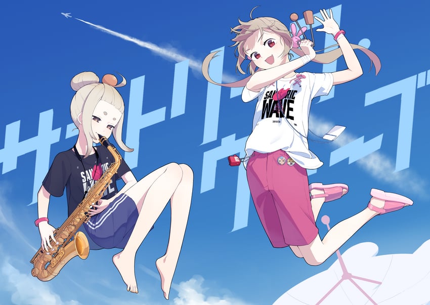 natori sana and saigou r irori (sana channel) drawn by tkmrrr9