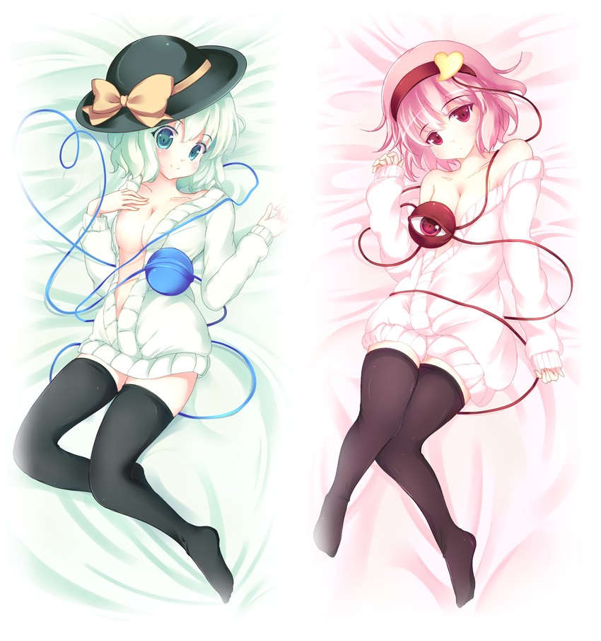 komeiji koishi and komeiji satori (touhou) drawn by odero