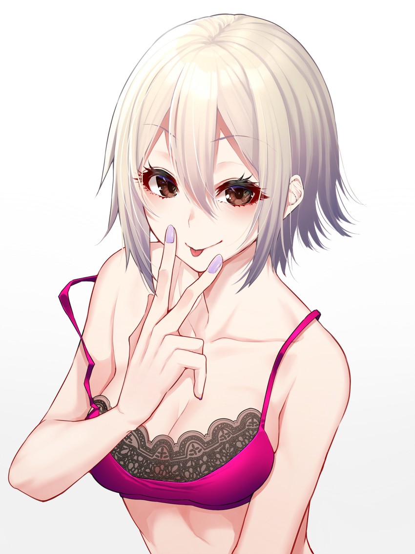 shiomi syuko (idolmaster and 1 more) drawn by mikan_(chipstar182)