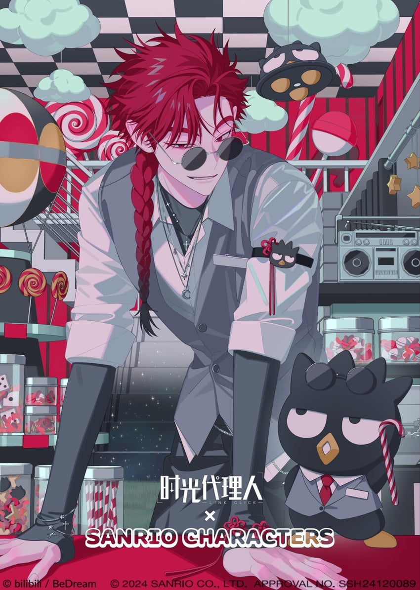 xiao weiying and badtz-maru (sanrio and 1 more) drawn by inplick