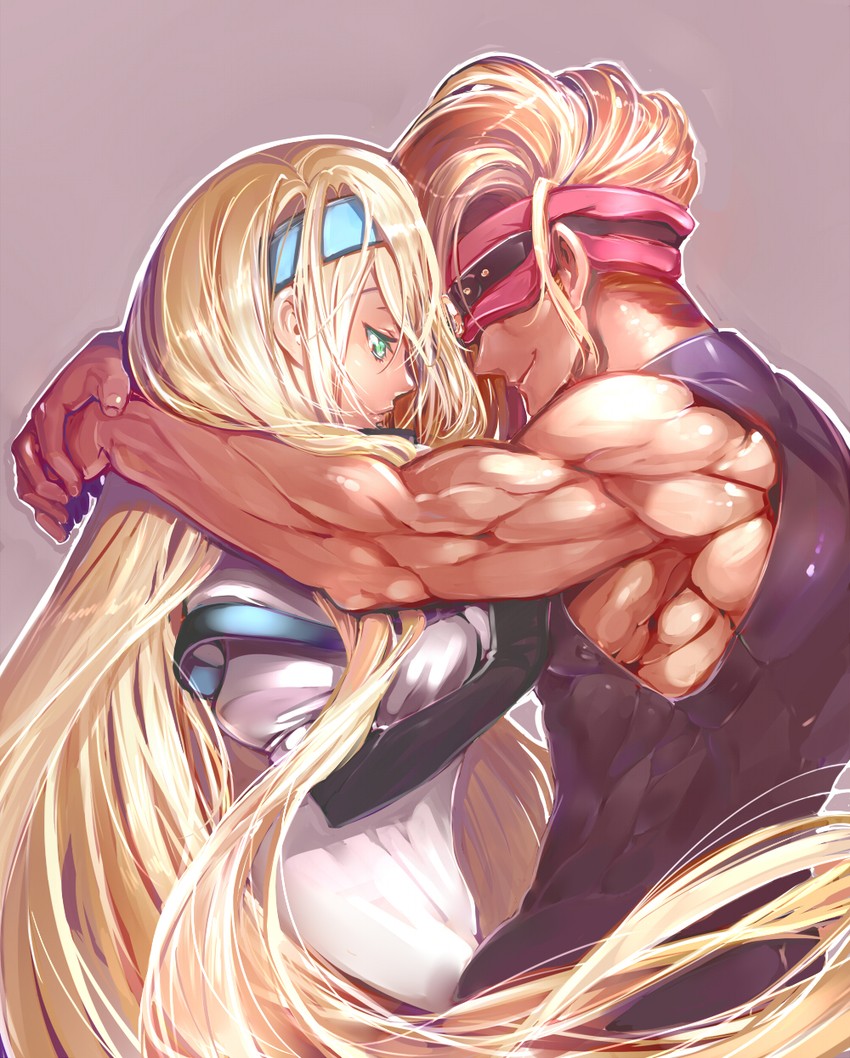 millia rage and zato-1 (guilty gear) drawn by fujishima-sei_ichi-gou