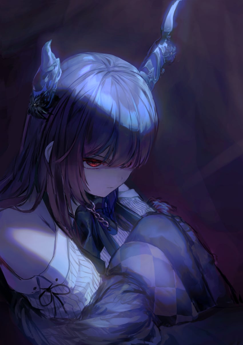nerissa ravencroft (hololive and 1 more) drawn by solar_torch