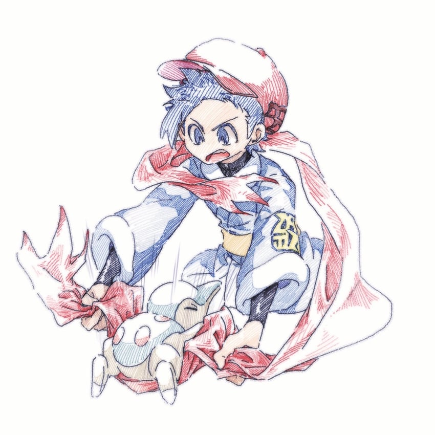 ethan, cyndaquil, and rei (pokemon and 2 more) drawn by tan_carbonnn