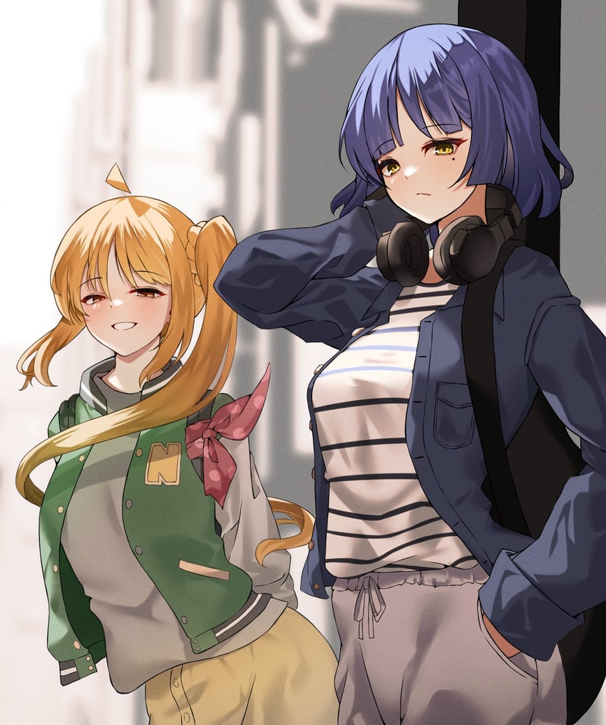 ijichi nijika and yamada ryo (bocchi the rock!) drawn by bureoeve