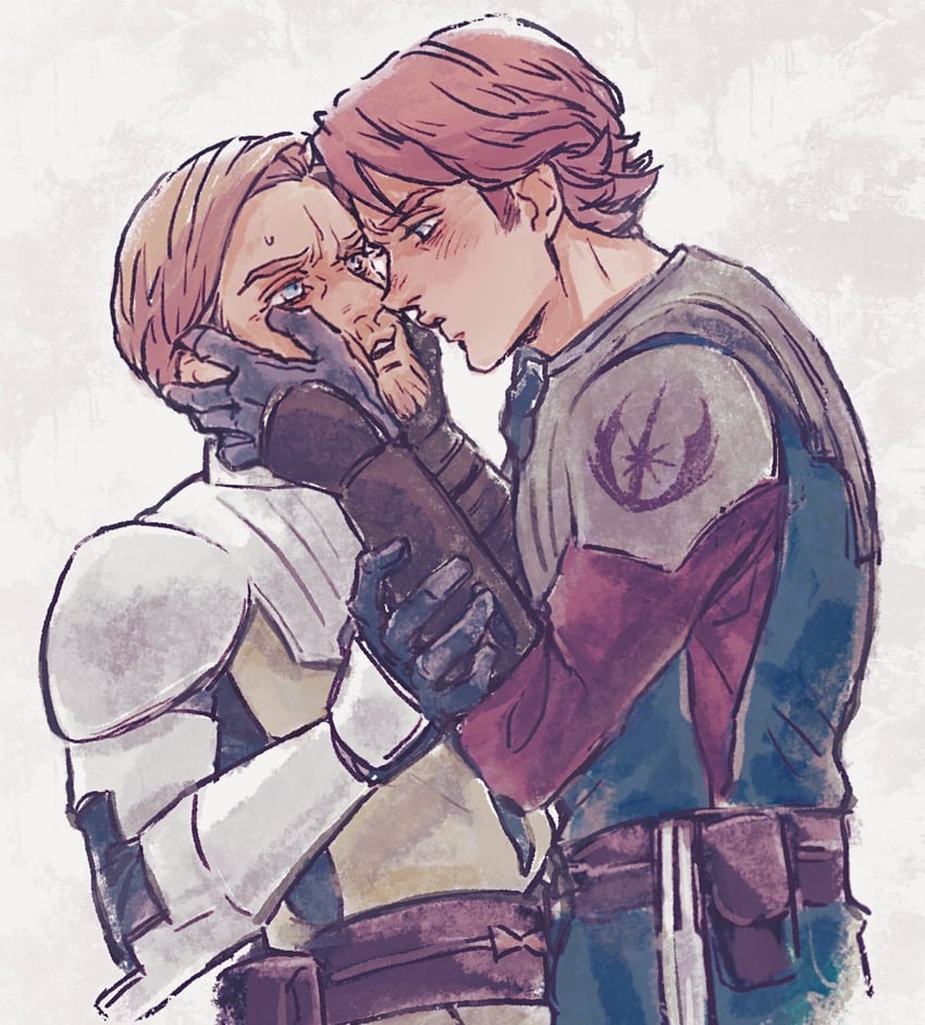 obi-wan kenobi and anakin skywalker (star wars and 1 more) drawn by yukimdisot