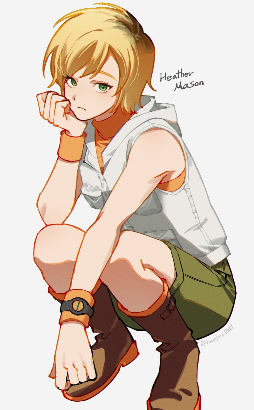 heather mason (silent hill and 1 more) drawn by haejeo1008