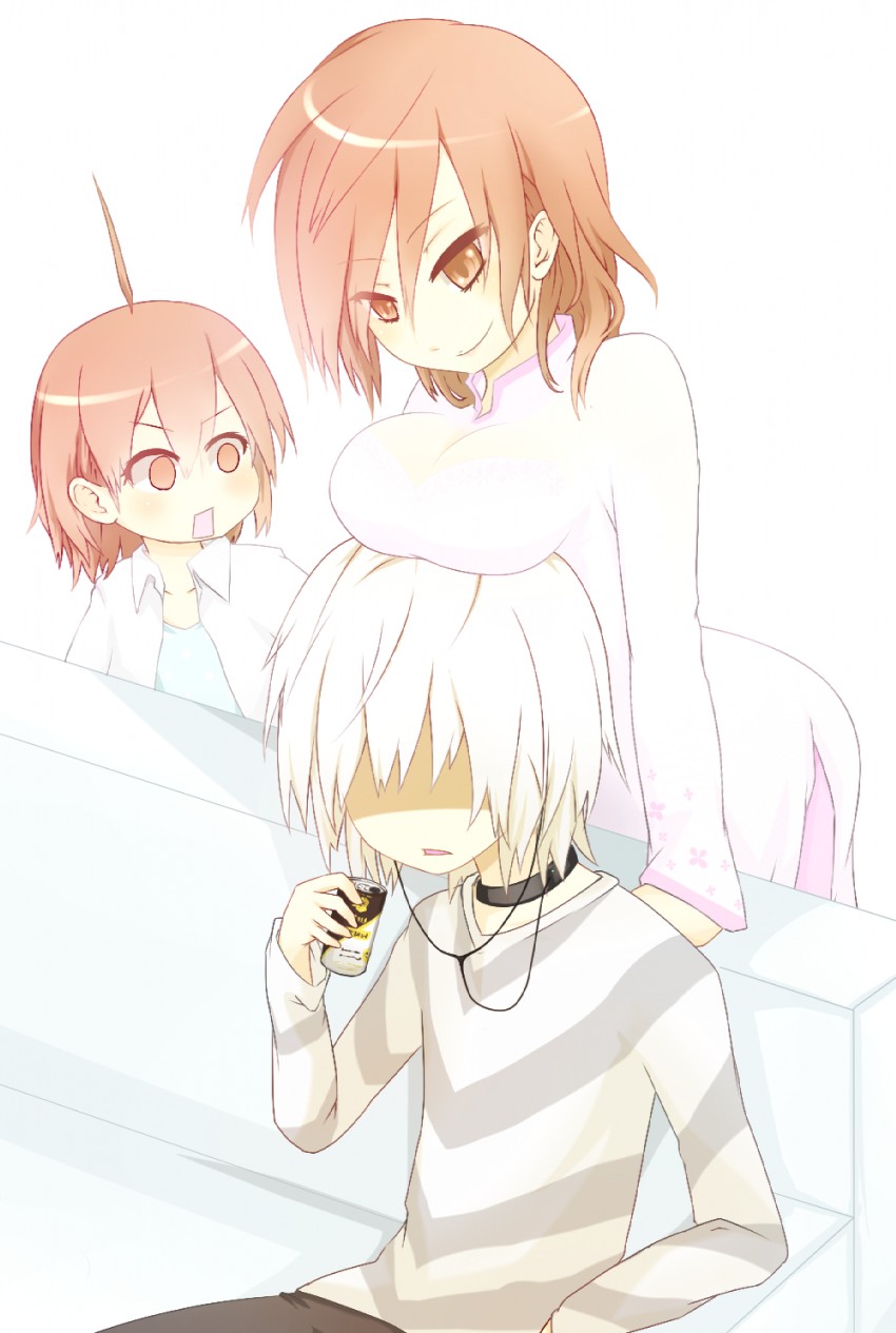 accelerator, last order, and misaka worst (toaru majutsu no index and 2 more) drawn by i.u.y