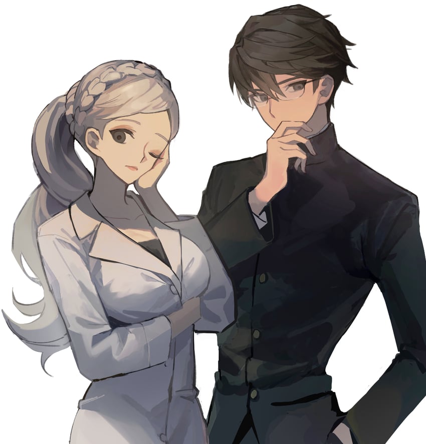 gouto renya and morimura chihiro (juusan kihei bouei ken) drawn by ikaikakka