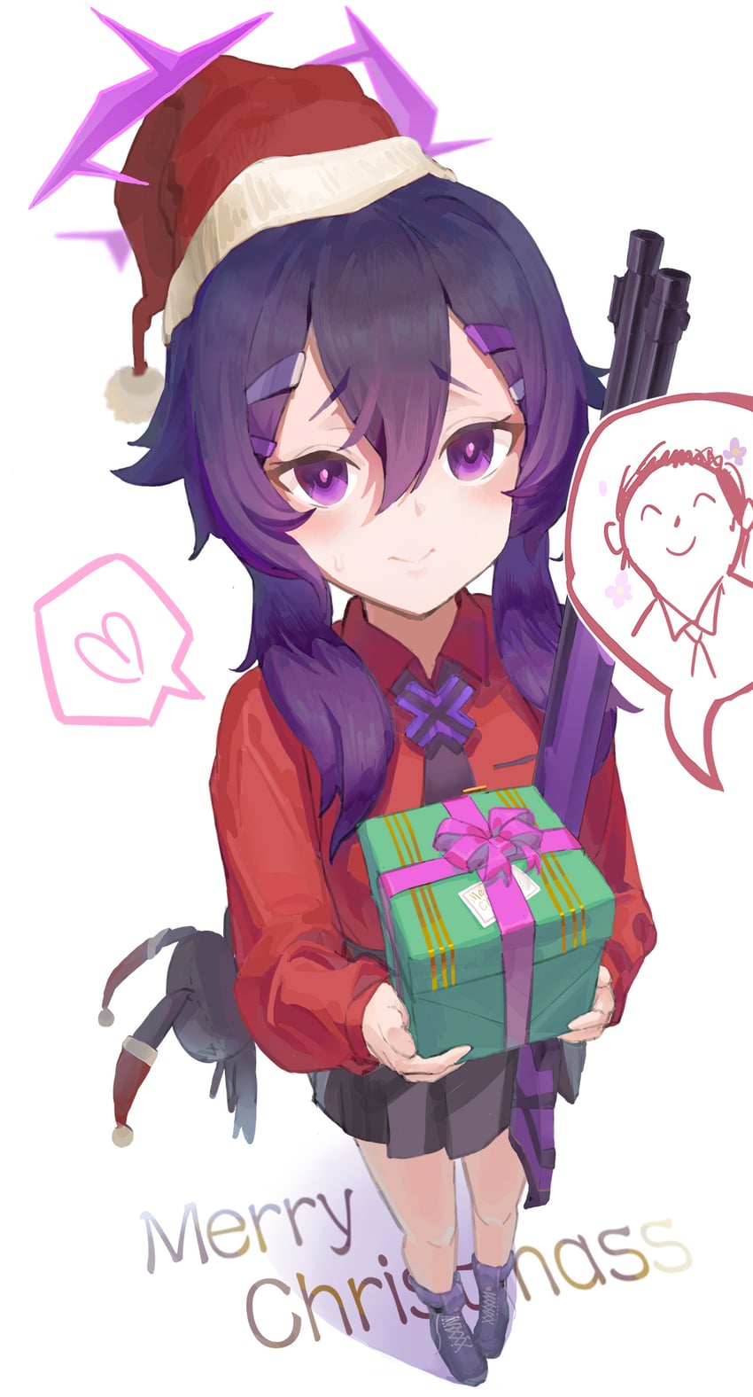 sensei, doodle sensei, and haruka (blue archive) drawn by guagua_(user_srca4328)
