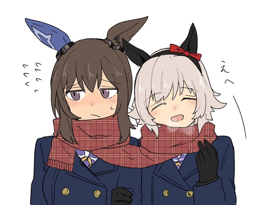 admire vega and curren chan (umamusume) drawn by umayoude_su