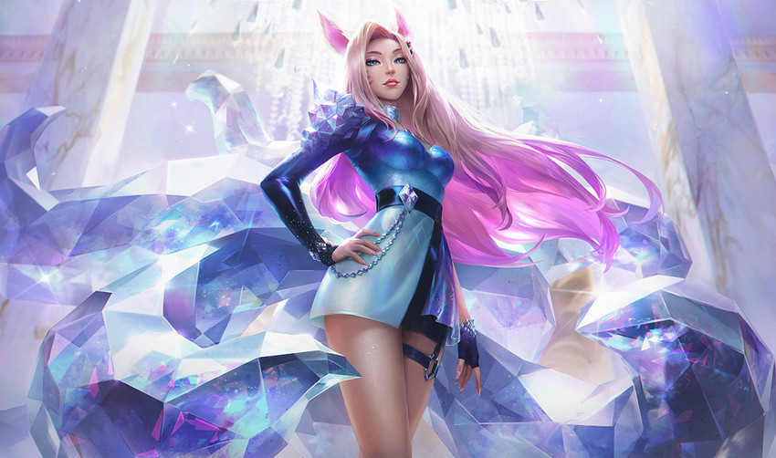 ahri and k/da all out ahri (league of legends)