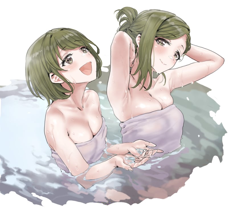 nanakusa nichika and nanakusa hazuki (idolmaster and 1 more) drawn by hamedoragon