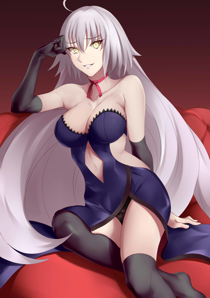 jeanne d'arc alter (fate and 1 more) drawn by hamidasu