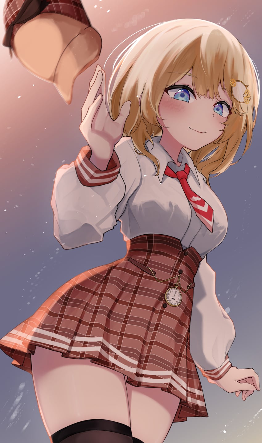 watson amelia (hololive and 1 more) drawn by miixxc