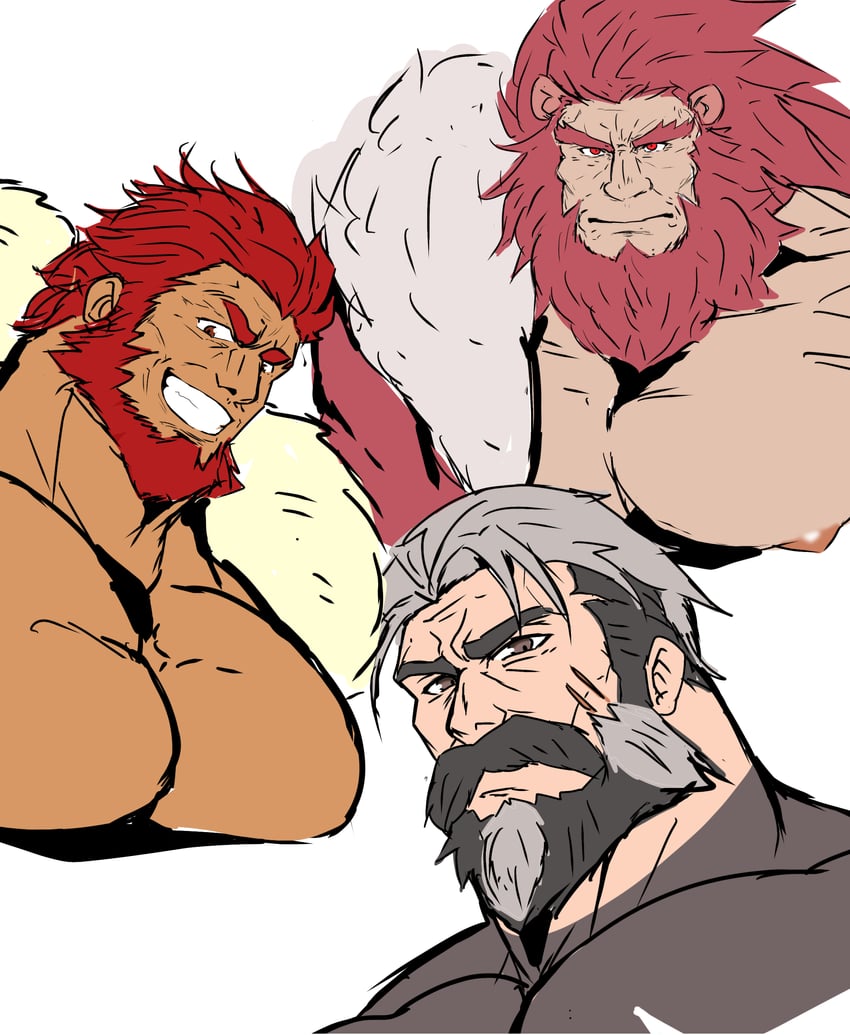 iskandar, pompey, and caineghis (fate and 5 more) drawn by kaeru333938123