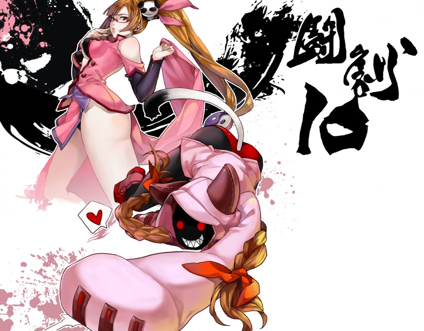 taokaka, litchi faye ling, and lao jiu (blazblue) drawn by reika_kanata