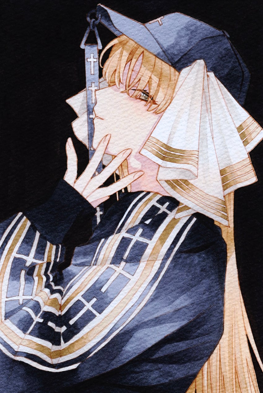 sister claire (nijisanji and 1 more) drawn by nanoka_san