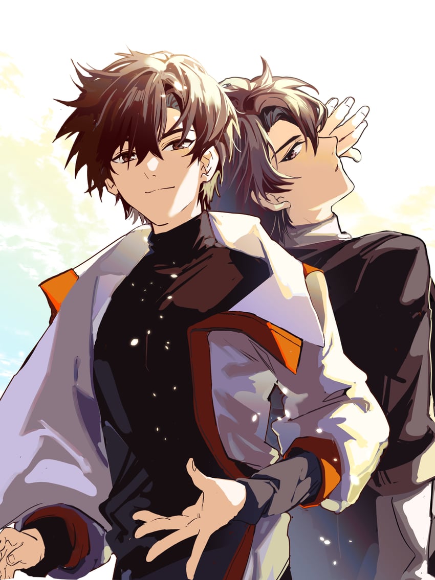 ye xiu and ye qiu (quanzhi gaoshou) drawn by qianxue100