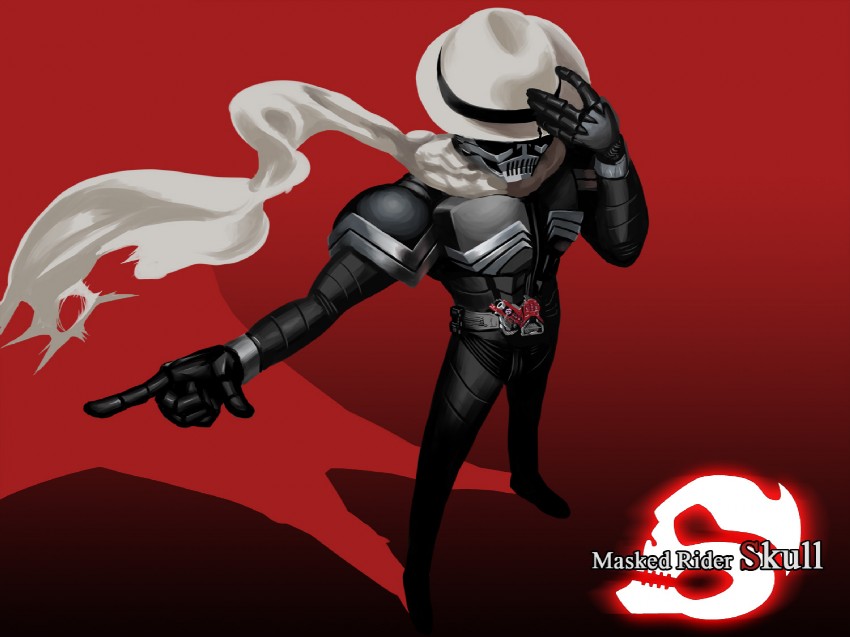 kamen rider skull (kamen rider and 1 more) drawn by obui