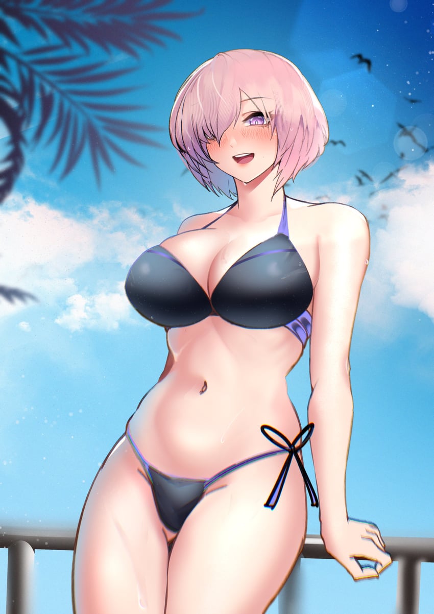 mash kyrielight (fate and 1 more) drawn by kabotoz
