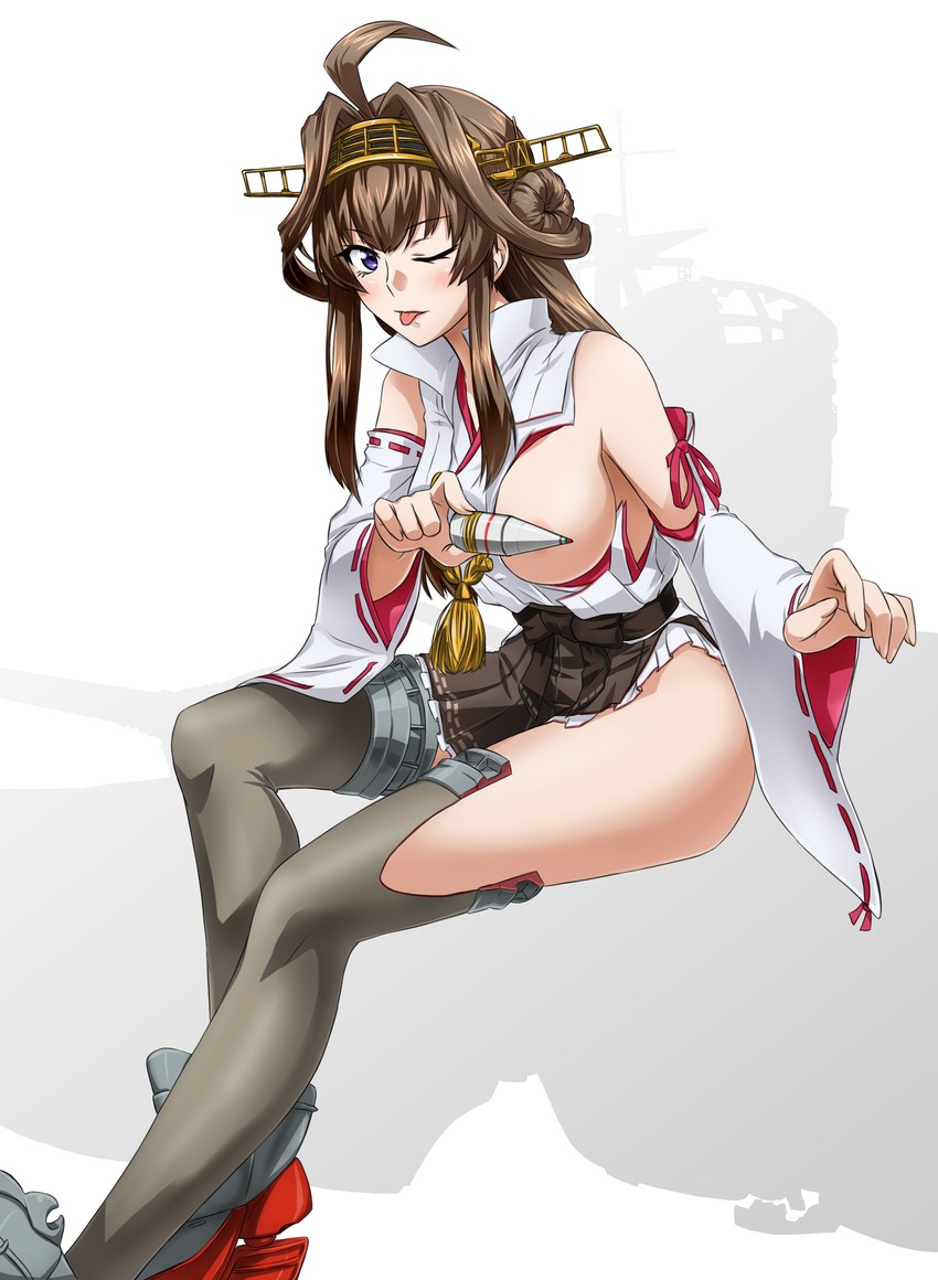 kongou and kongou kai ni (kantai collection) drawn by akito_(sub707)