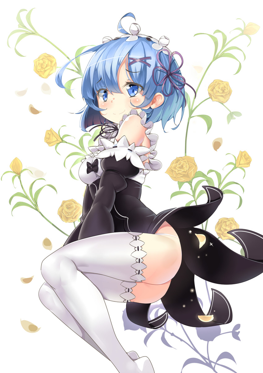 rem (re:zero kara hajimeru isekai seikatsu) drawn by ootsuki_momiji