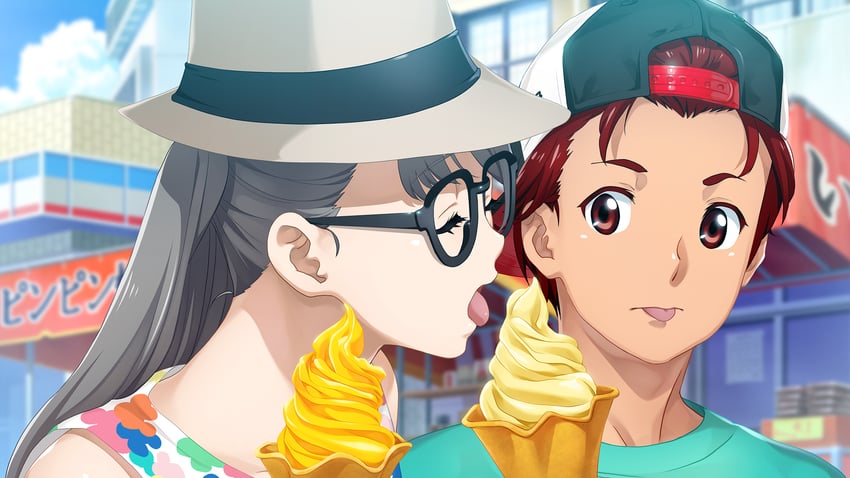 yashio kaito and yukifune airi (robotics;notes and 1 more) drawn by fukuda_tomonori