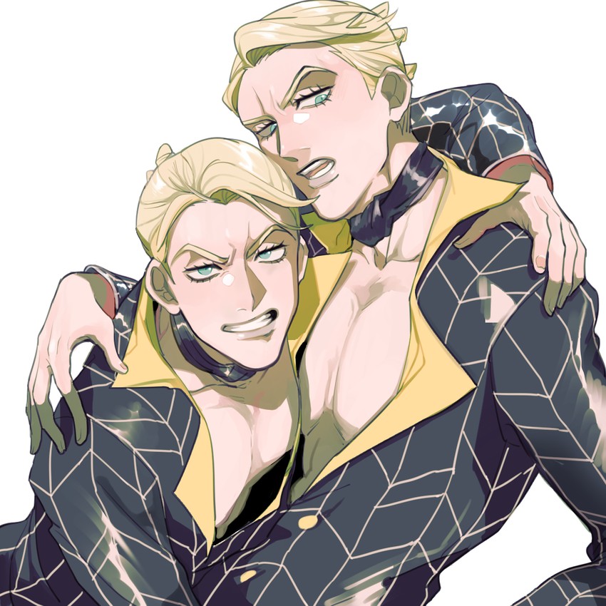 prosciutto (jojo no kimyou na bouken and 1 more) drawn by hanrushi