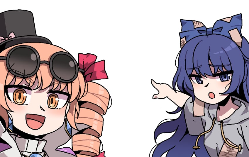 yorigami shion and yorigami jo'on (touhou) drawn by karepack