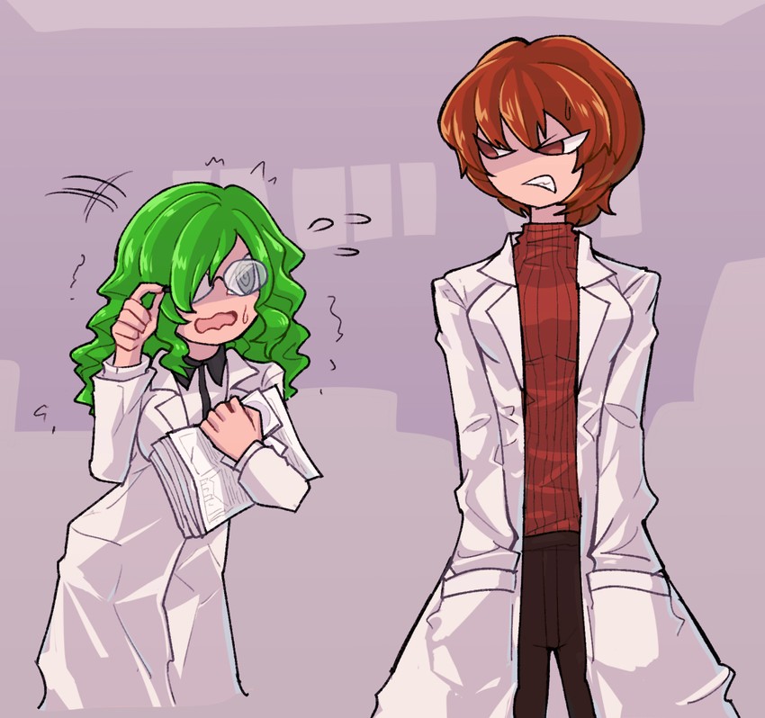 hoemii and hannakii (kimi ga shine) drawn by michita_22