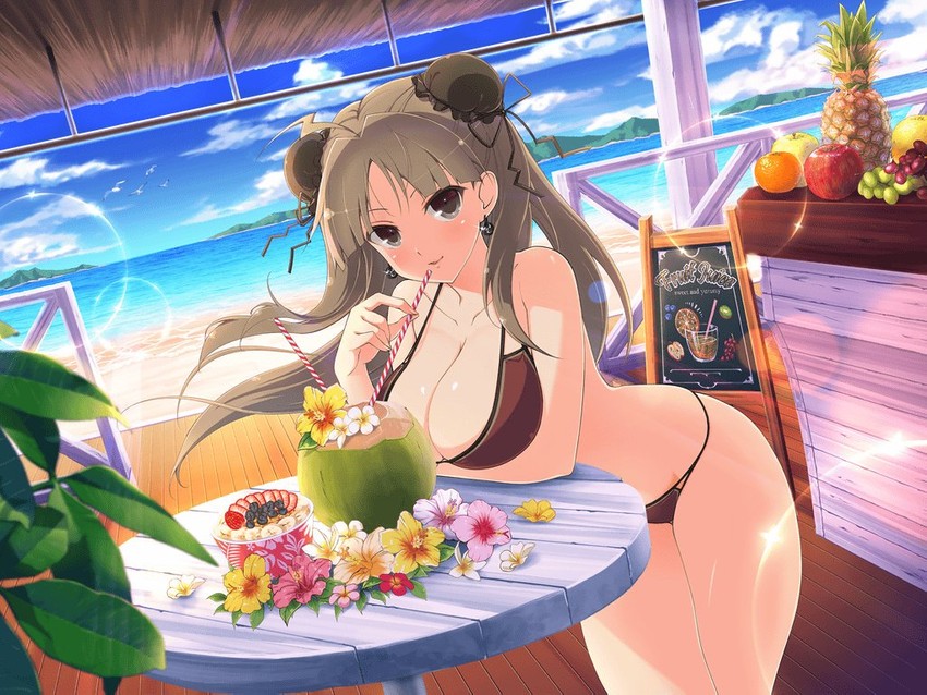 renka (senran kagura and 1 more) drawn by yaegashi_nan