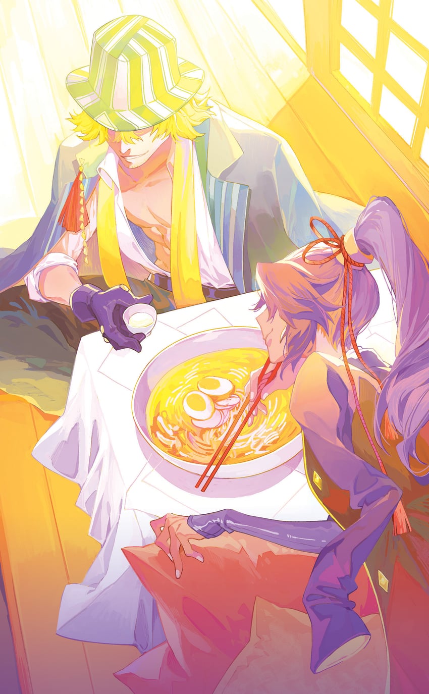 shihouin yoruichi and urahara kisuke (bleach) drawn by kuzen